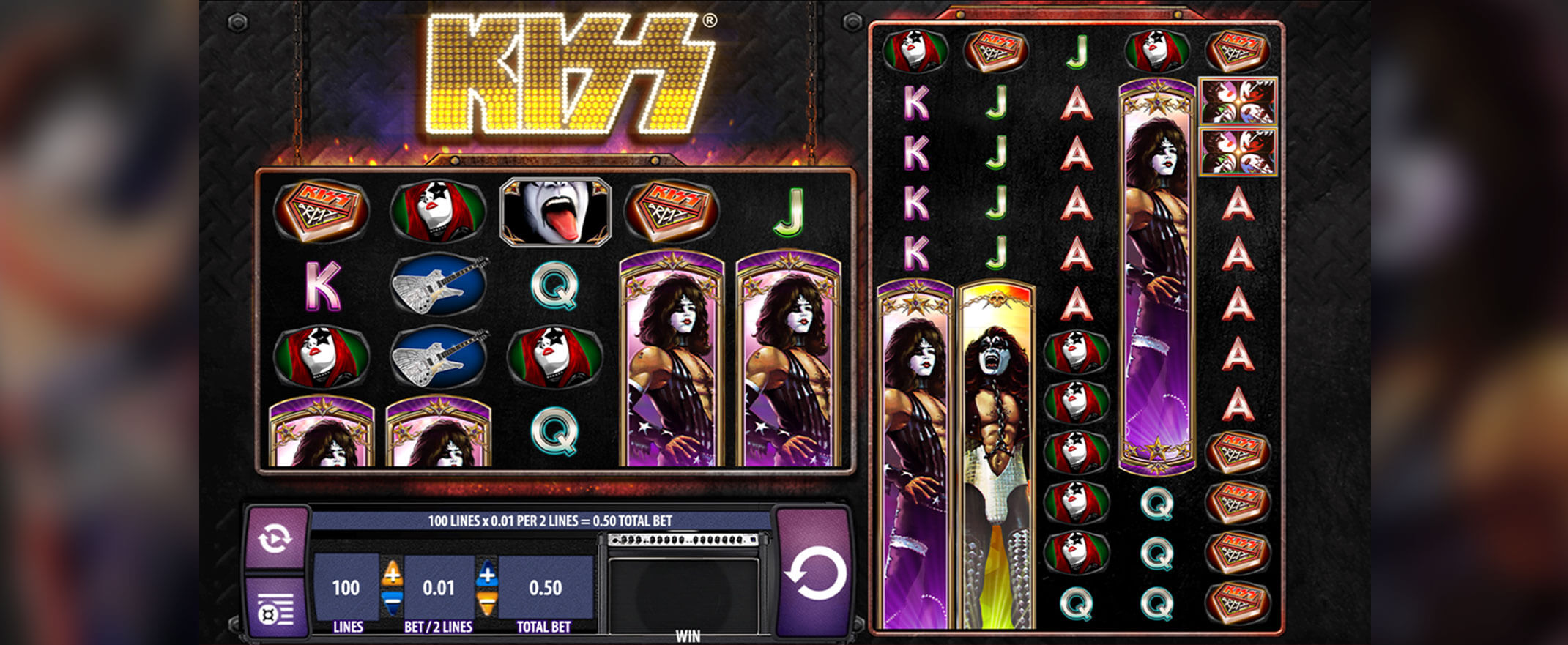 KISS Shout it Out Loud slot by WMS