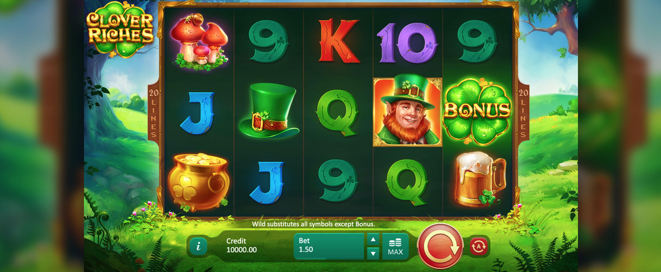 Clover Riches slot by Playson