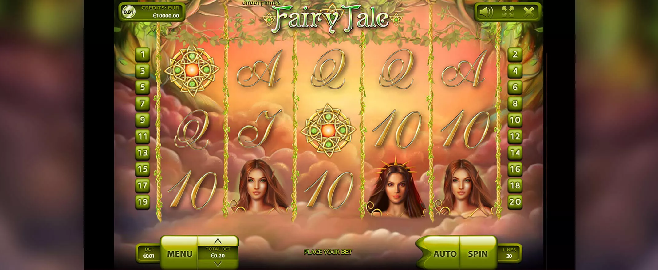 Fairy Tale slot screenshot