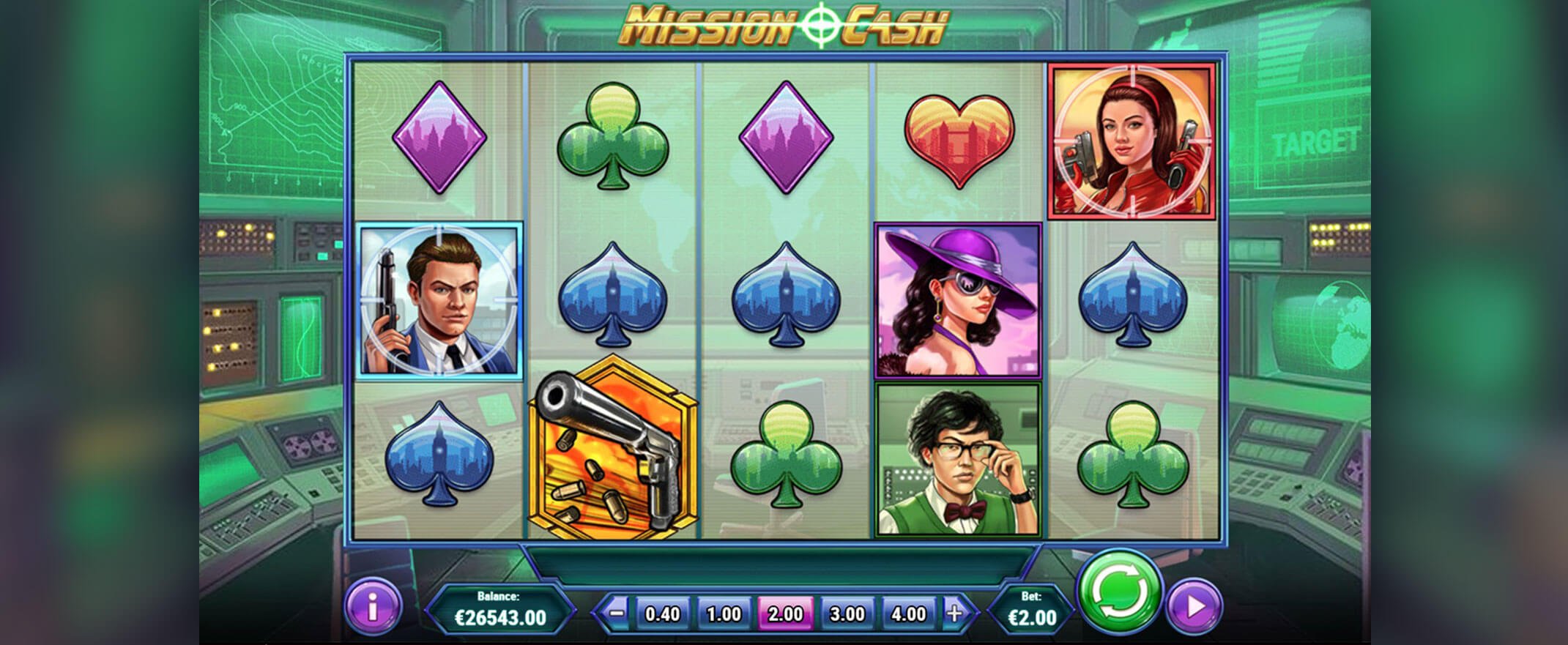Mission Cash video slot by Play'n Go