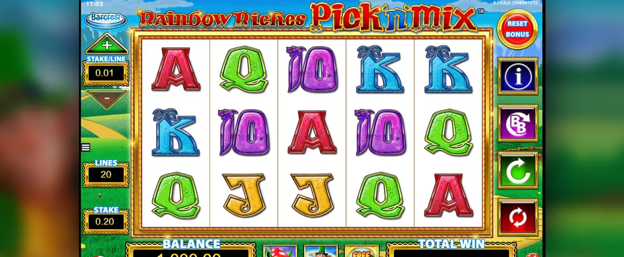Rainbow Riches Pick ‘n’ Mix slot review