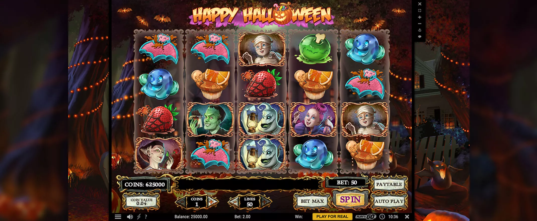 Happy Halloween peliautomaatti – Play'n Go