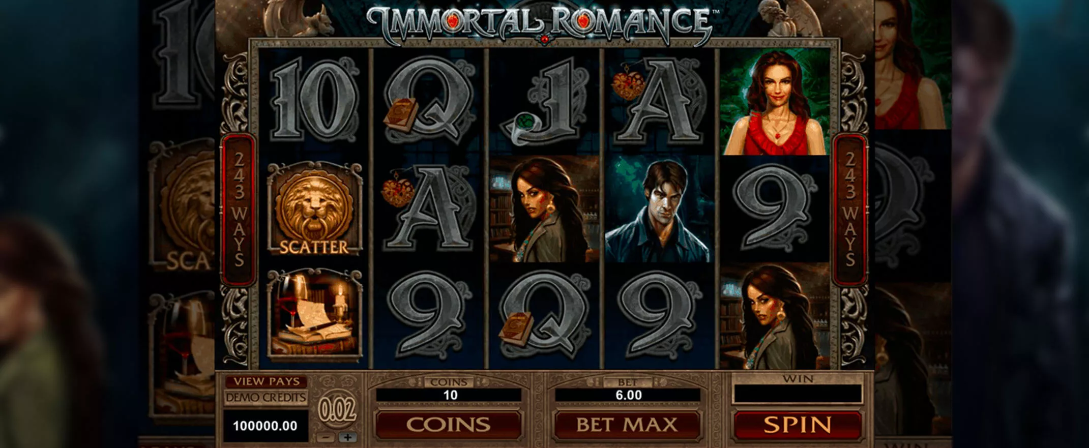 Immortal Romance peliautomaatti – Microgaming