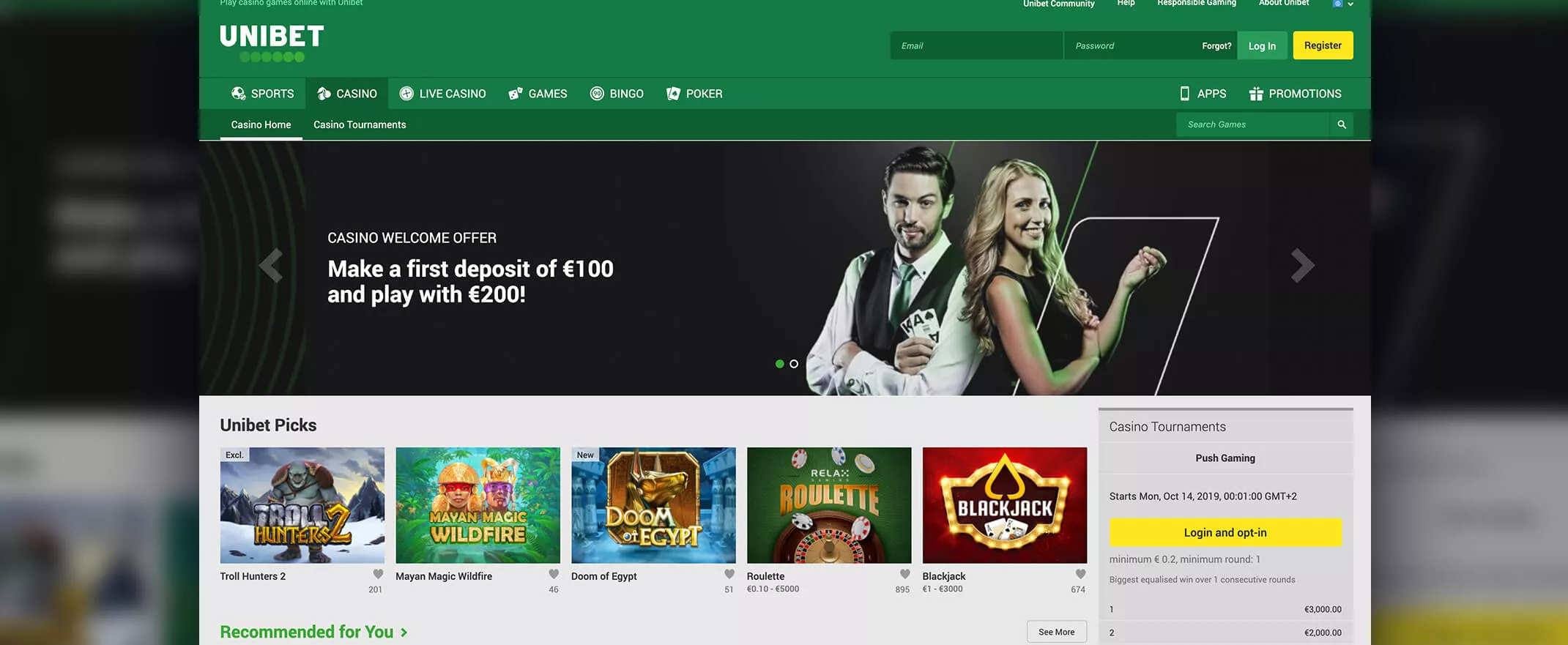 Unibet peliaula