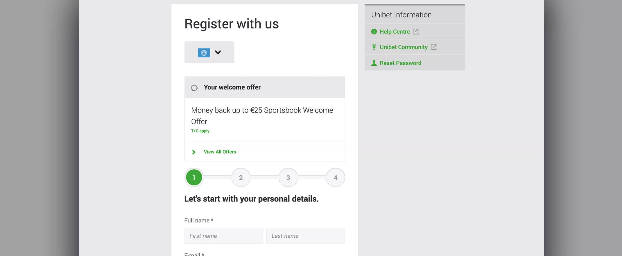 Unibet avaa pelitili
