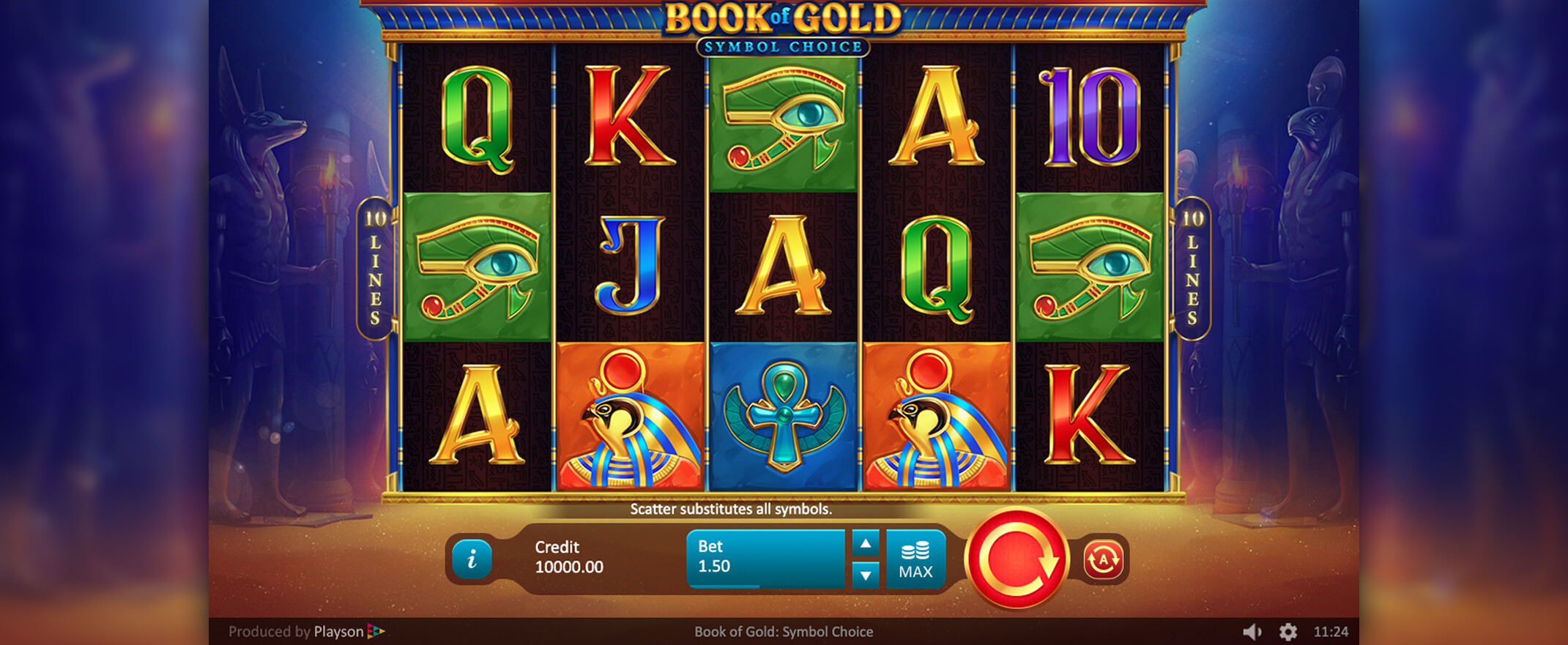 Book of Gold: Symbol Choice slot by Playson
