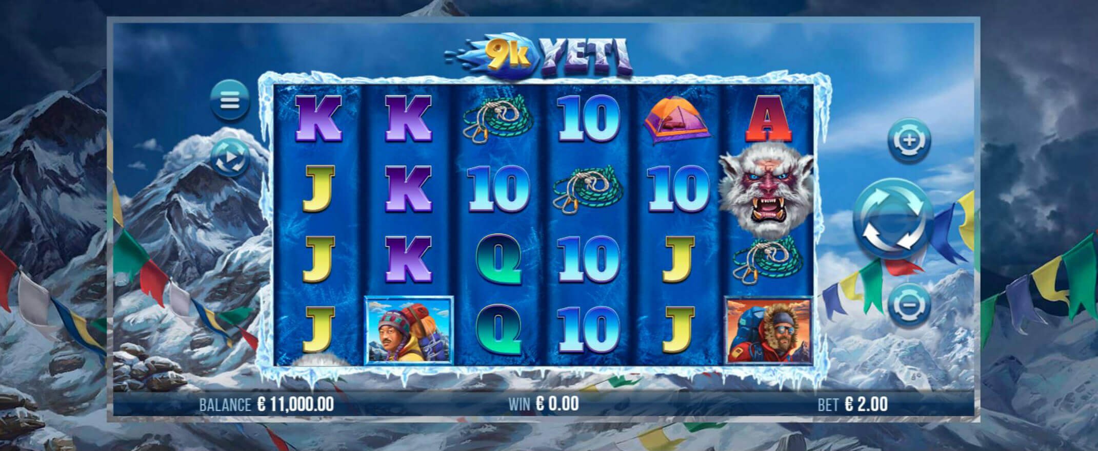 9k Yeti Spielautomat spielen