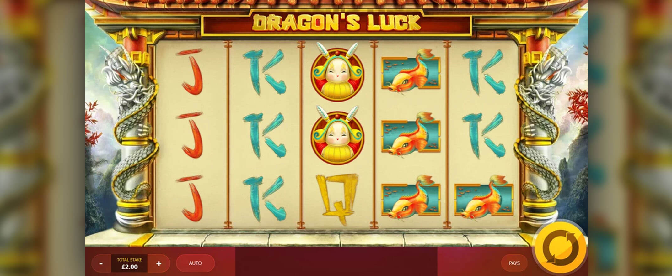 Dragon’s Luck Megaways peliautomaatti Red Tigerilta