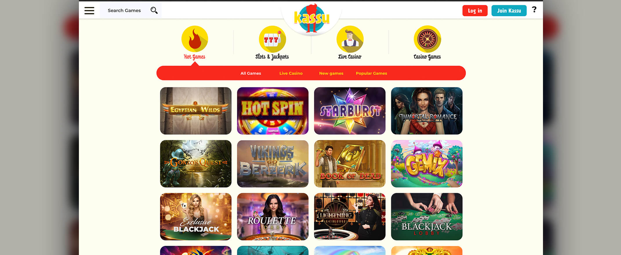Kassu Casino Games & Slots
