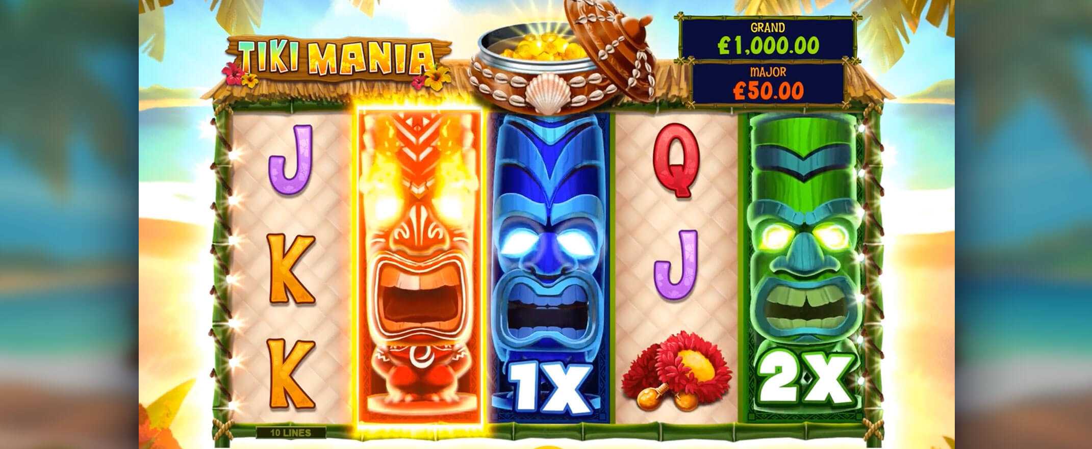 Tiki Mania video slot