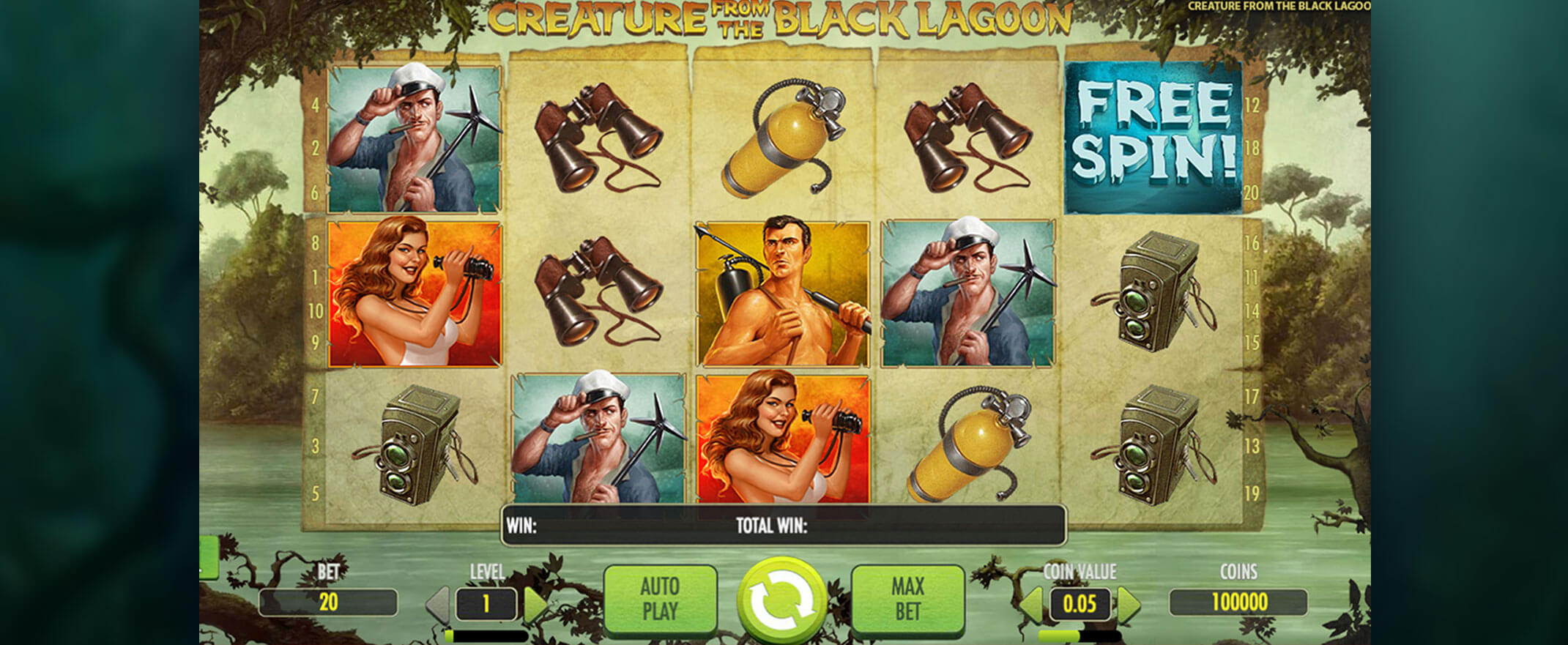 Creature from the Black Lagoon Slot Review