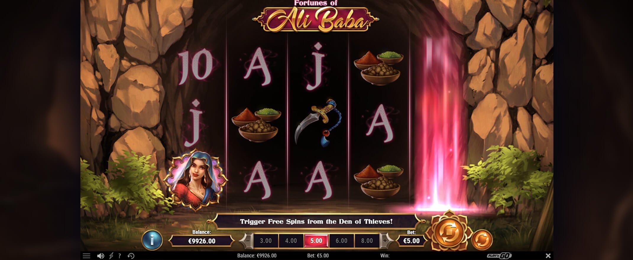 Fortunes of Ali Baba slot screenshot