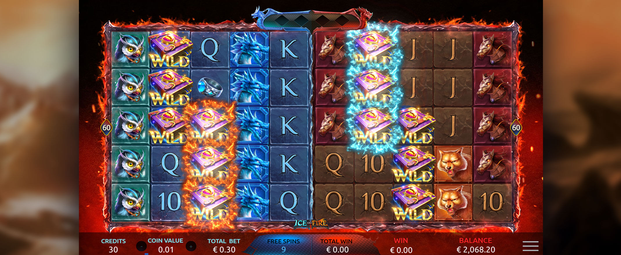 Ice and Fire slot from Yggdrasil