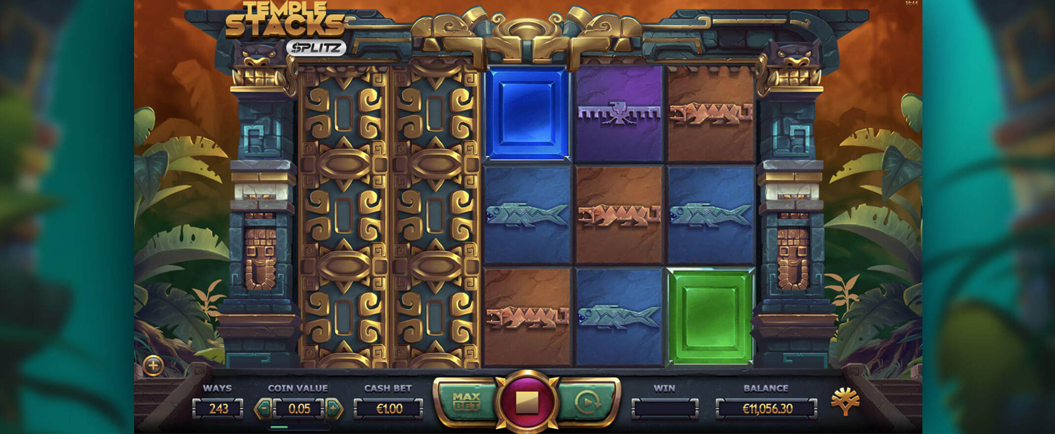 JS07 TempleStacksPlitz Screenshot Image Temple Stacks: Splitz Slot Review