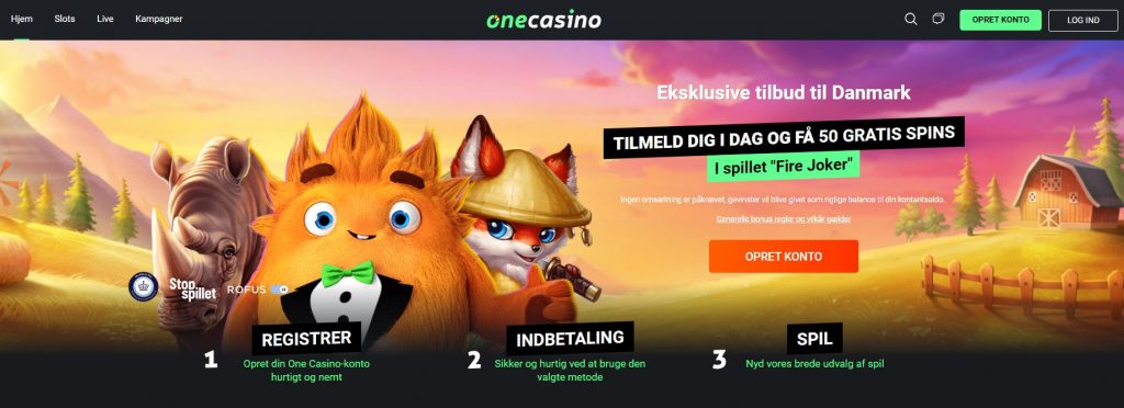 one casino free spins