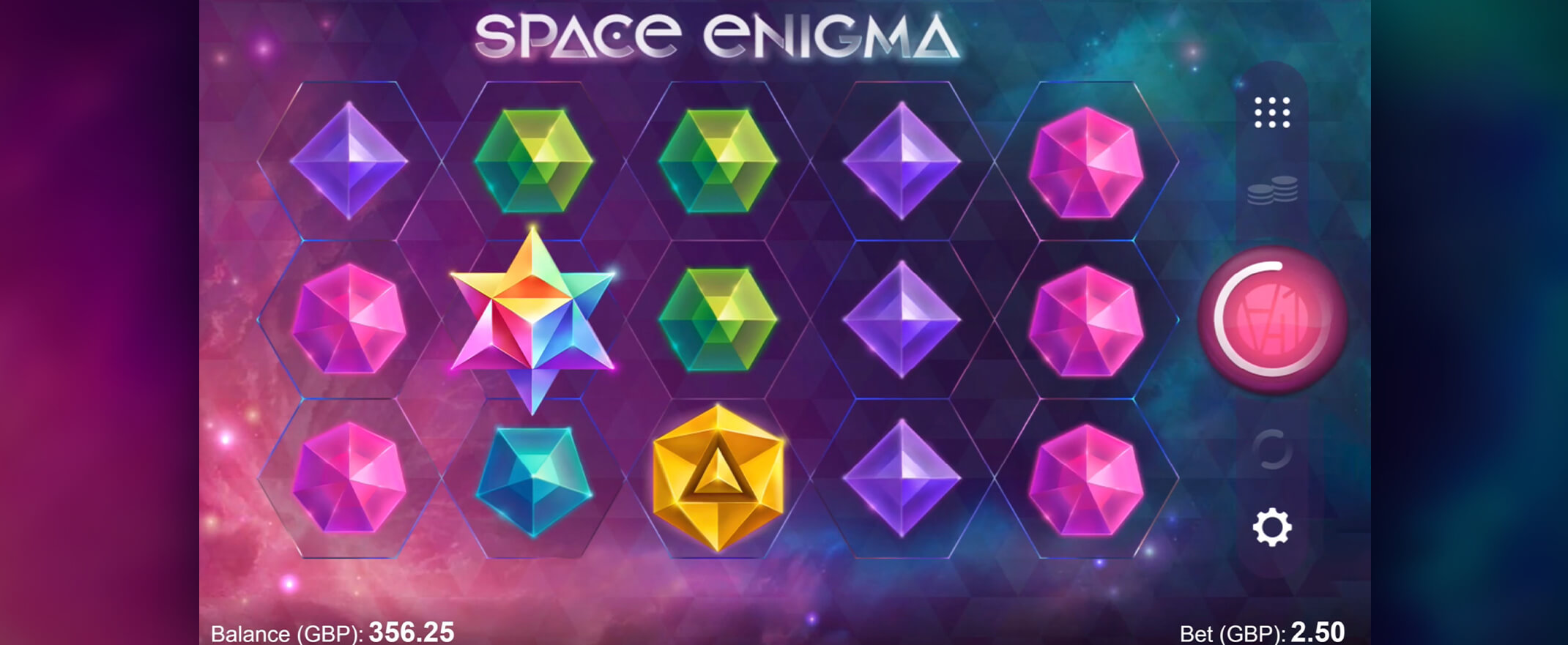 Space Enigma Slot - an image with the reels