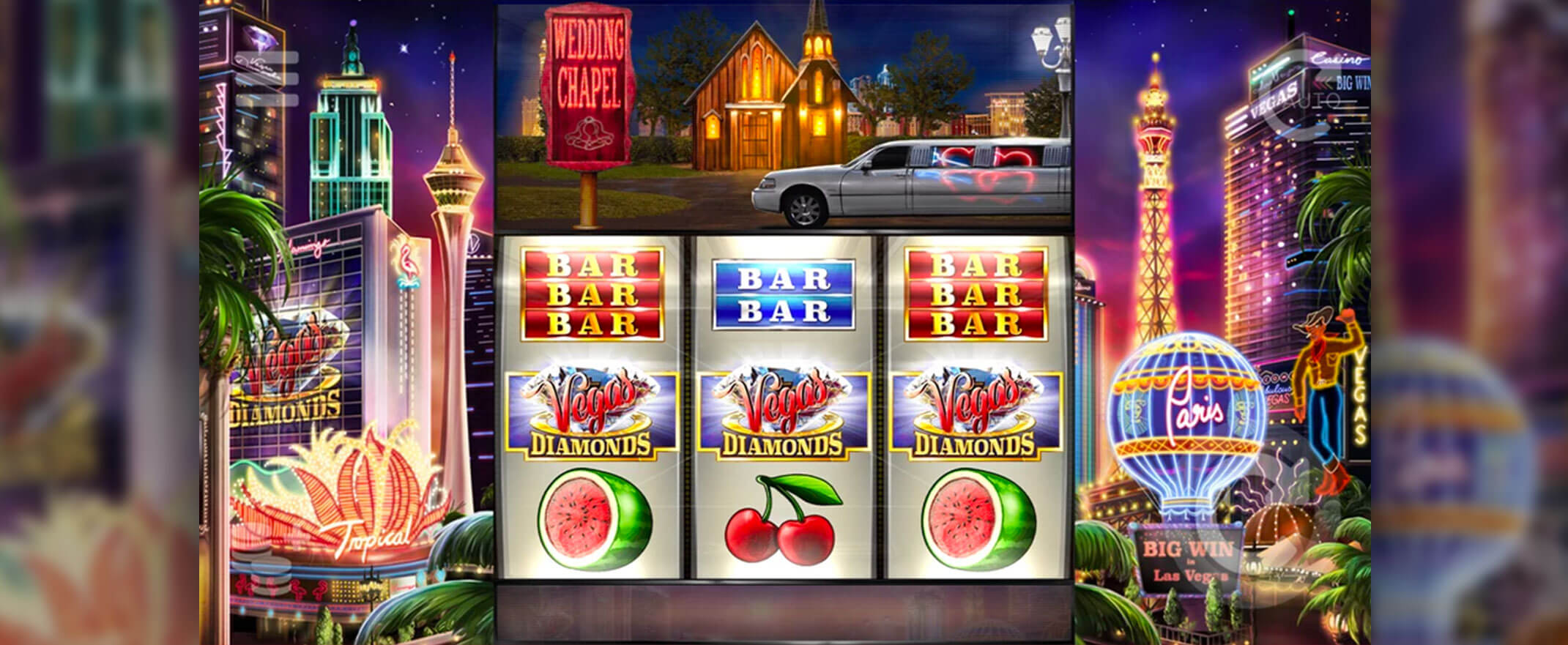Vegas Diamonds Spielautomat an Karneval spielen