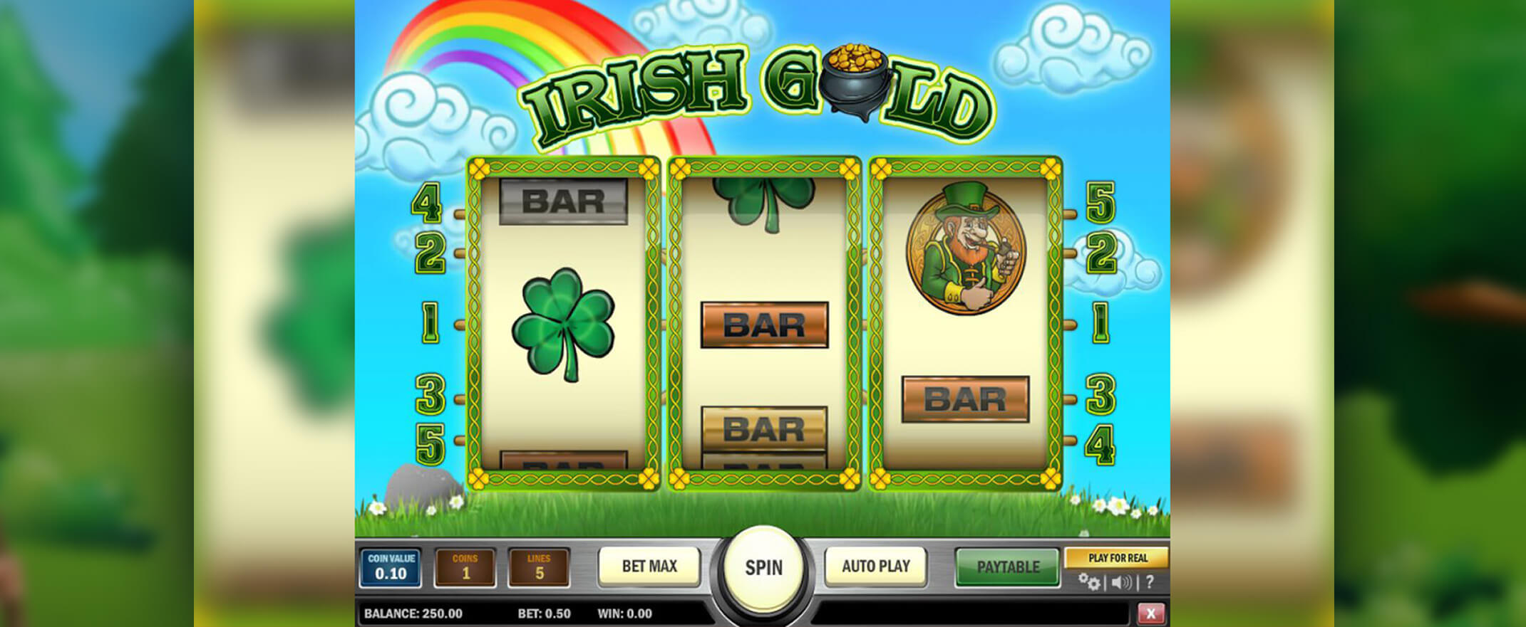 Irish Gold peliautomaatti