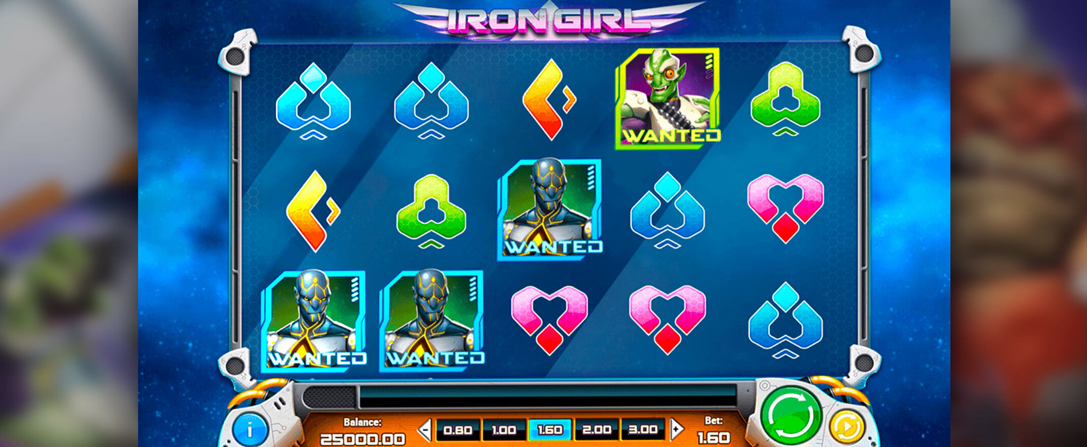 Iron Girl peliautomaatti