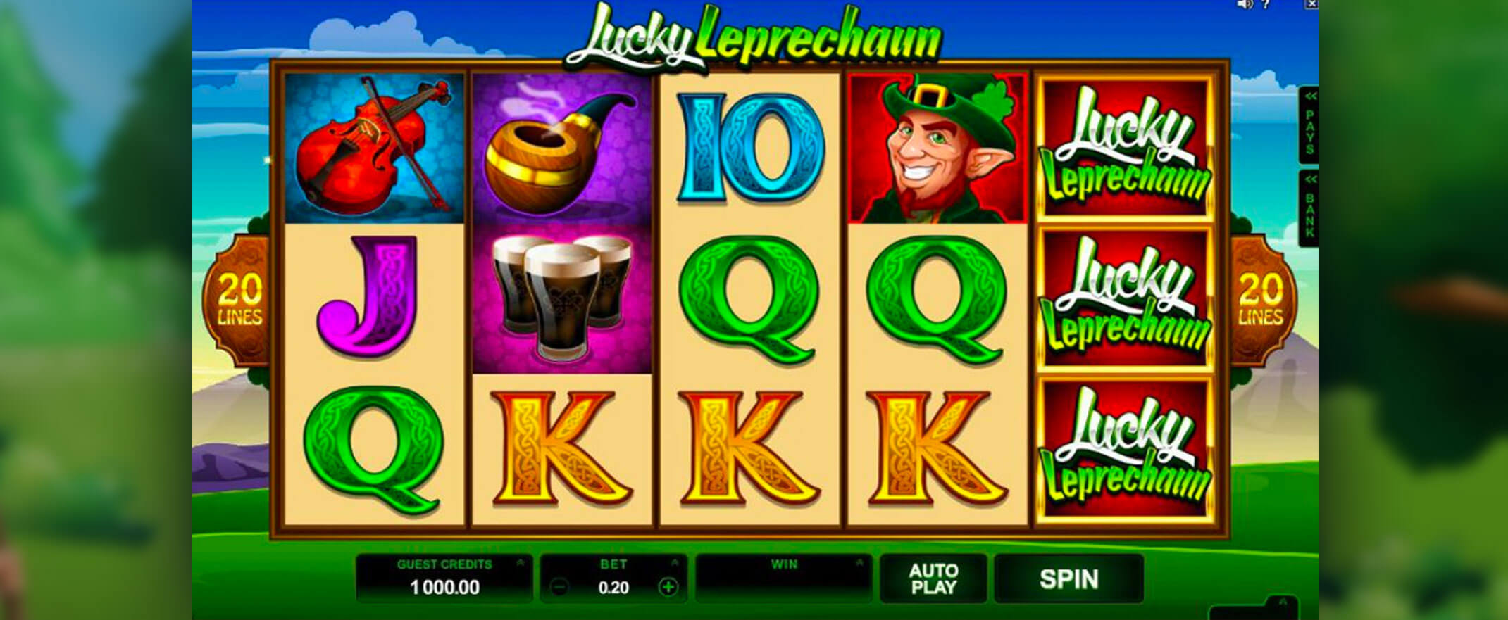 Lucky Leprechaun peliautomaatti