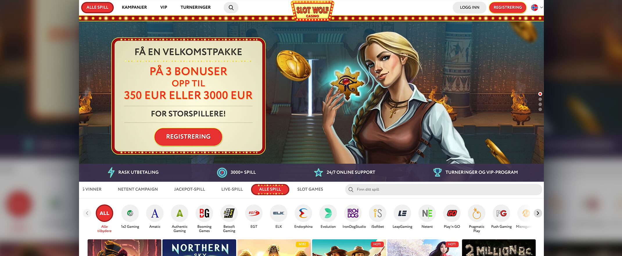 Slotwolf Casino Norge