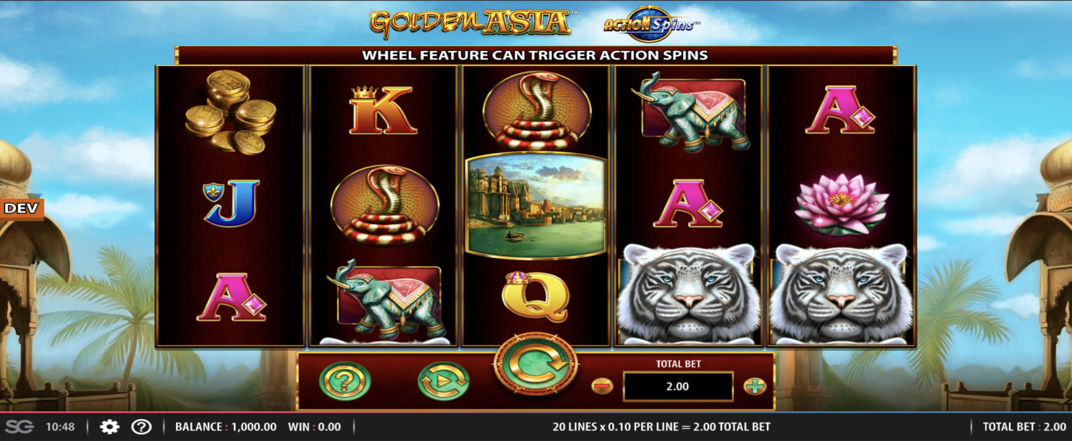 Golden Asia Slot Screenshot