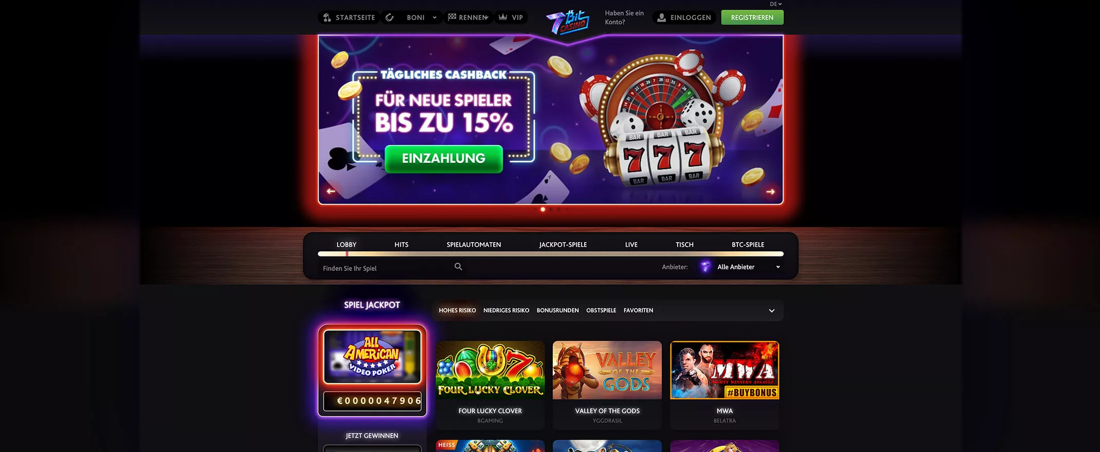 7bit Casino startseite