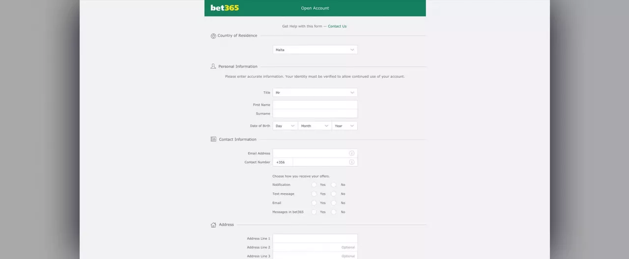 Bet365 rekisteröityminen - näin aloitat pelaamisen