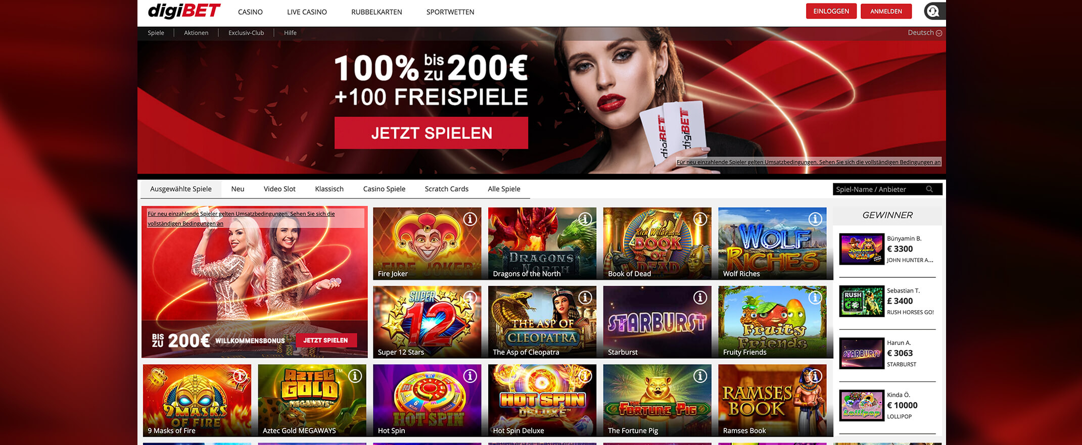 Digibet Casino startseite