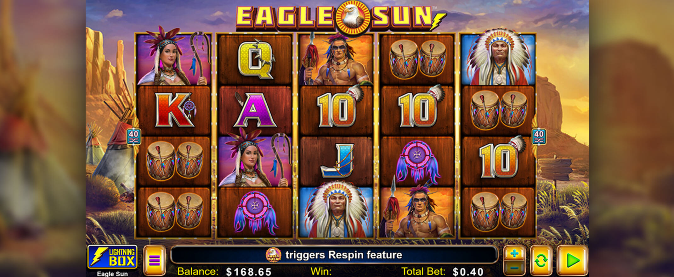 Eagle Sun Slot Screenshot