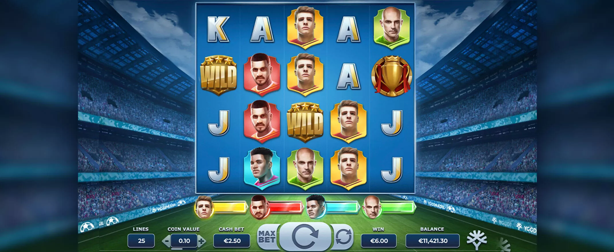 Football Glory Slot Screenshot