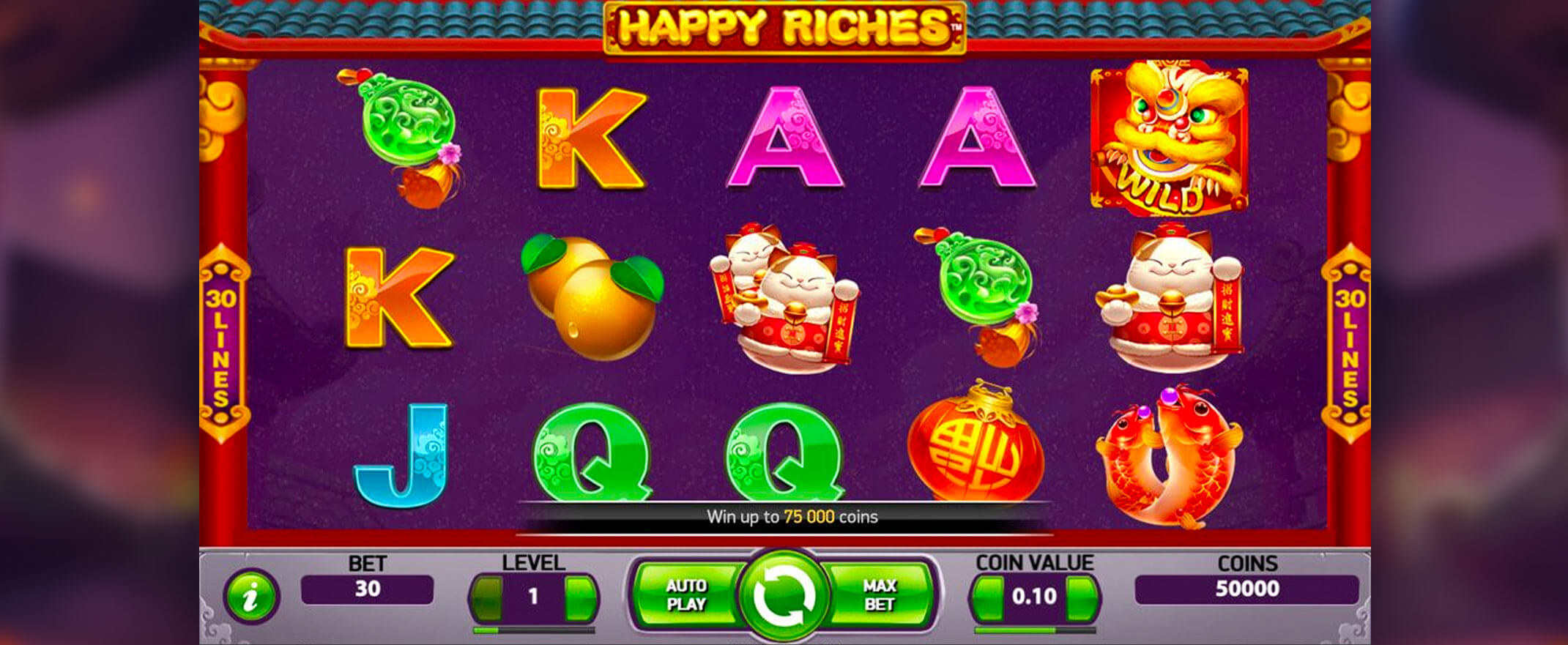 Happy Riches Spielautomaten-Bewertung
