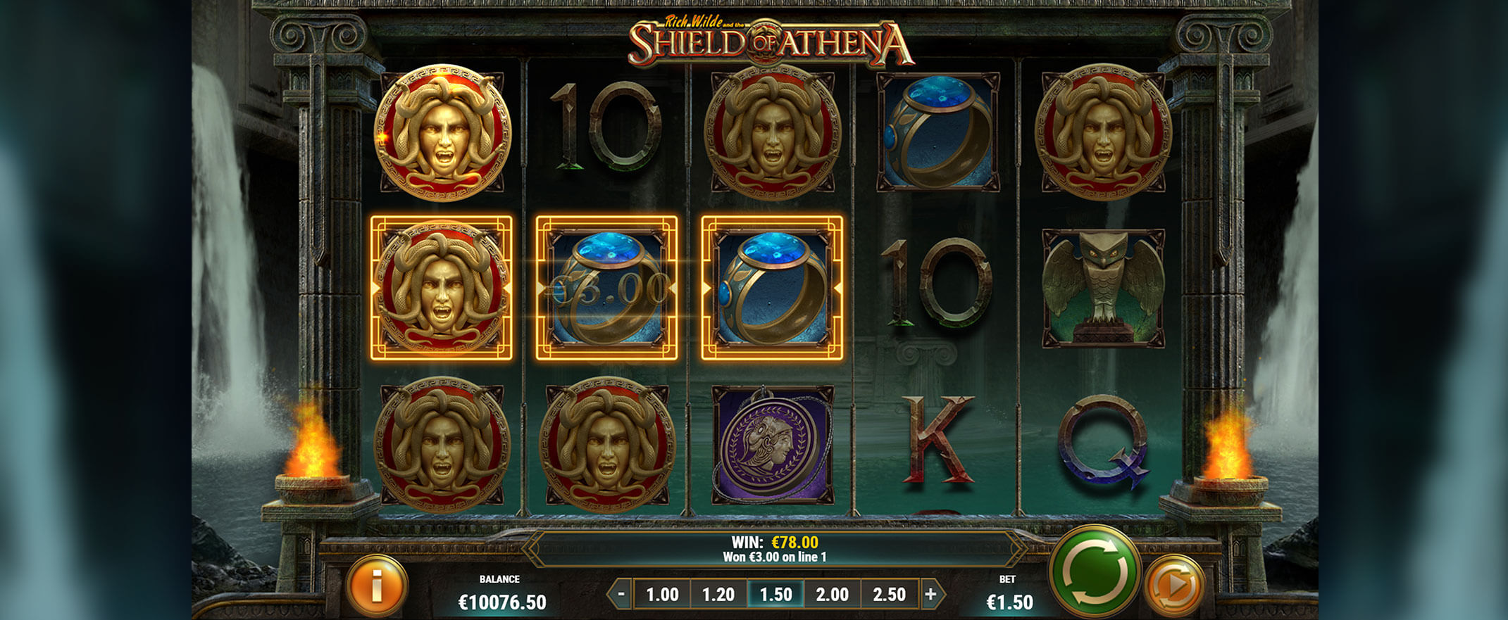 Rich Wilde and the Shield of Athena Video Slot