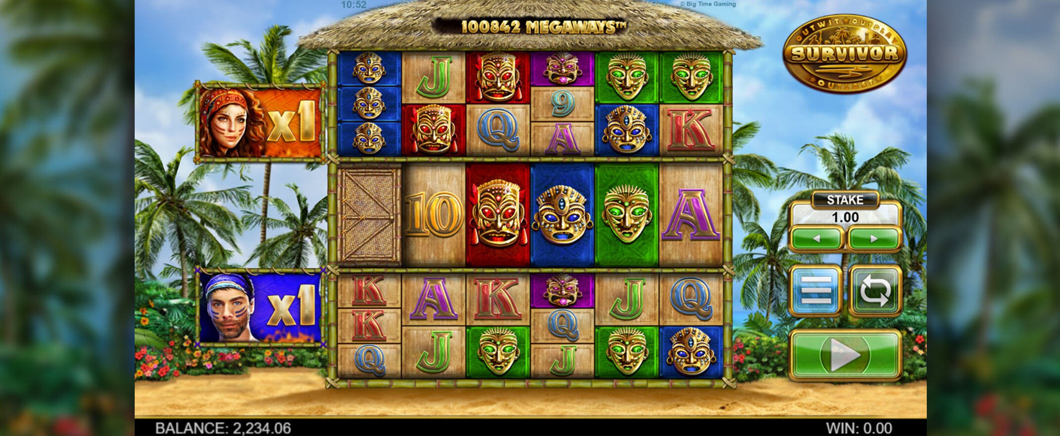 Survivor Megaways Slot Screenshot