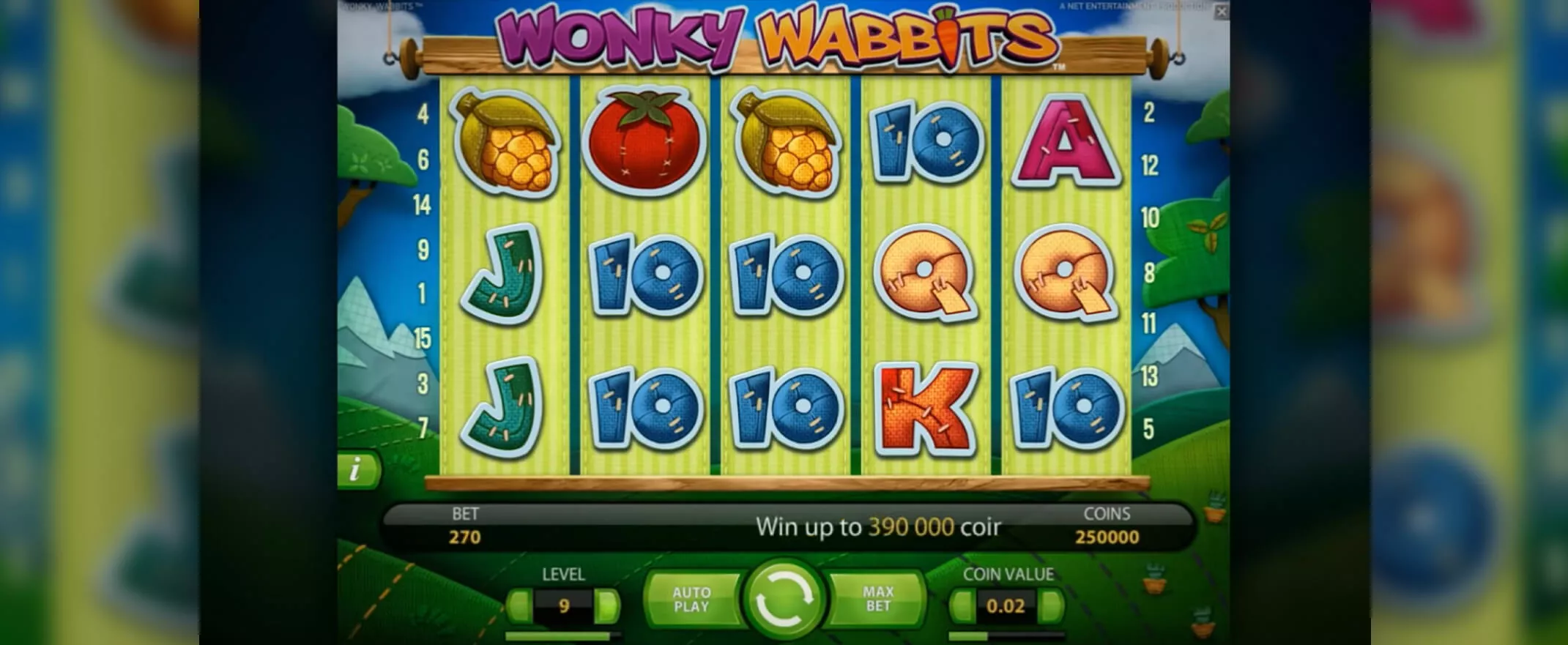 Wonky Wabbits spielautomat