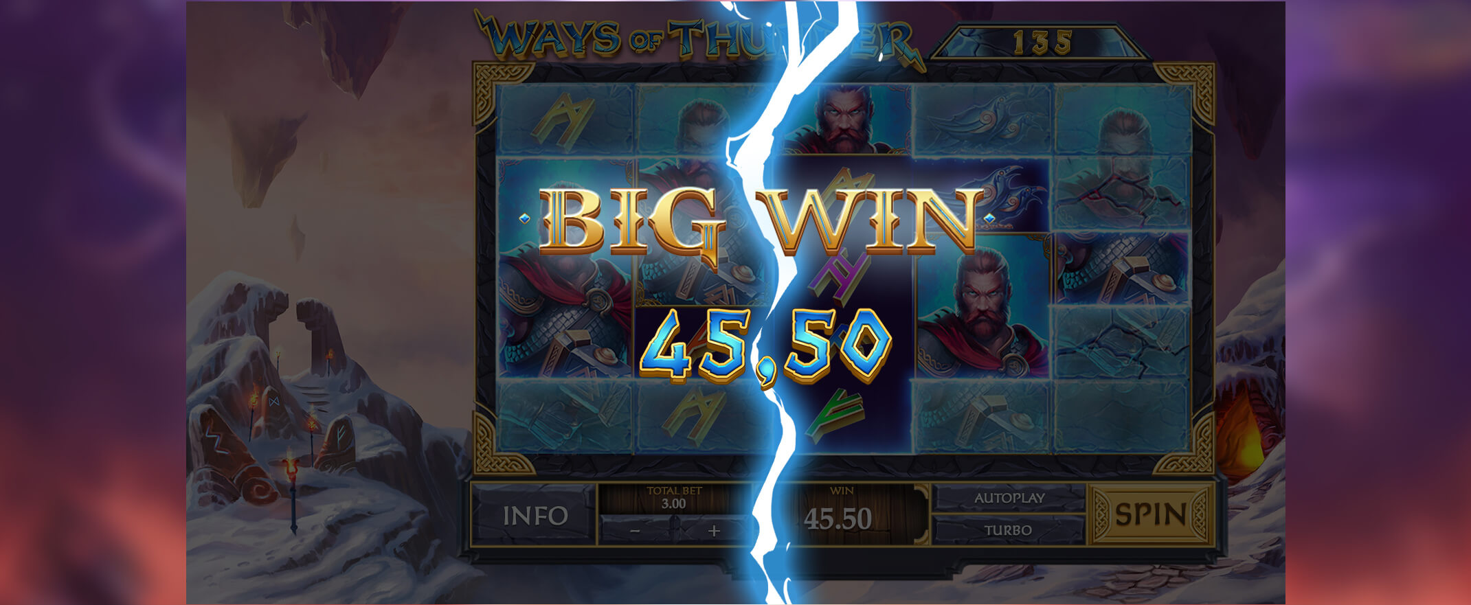 Age of the Gods Norse: Ways of Thunder Slot Screenshot