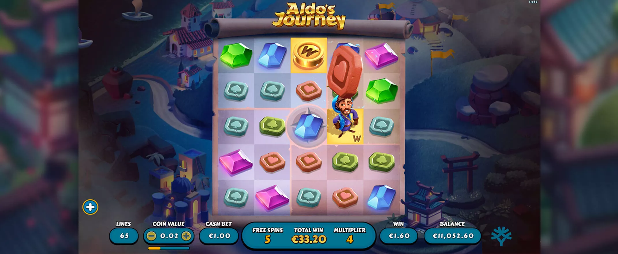 Aldo's Journey Slot Screenshot