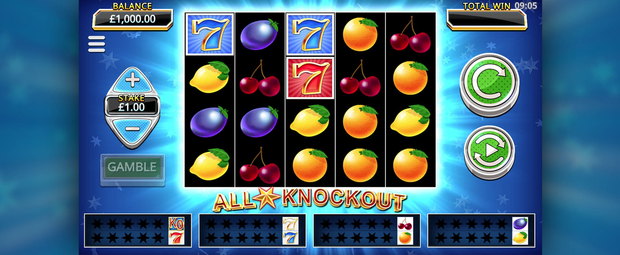 All Star Knockout Slot Screenshot