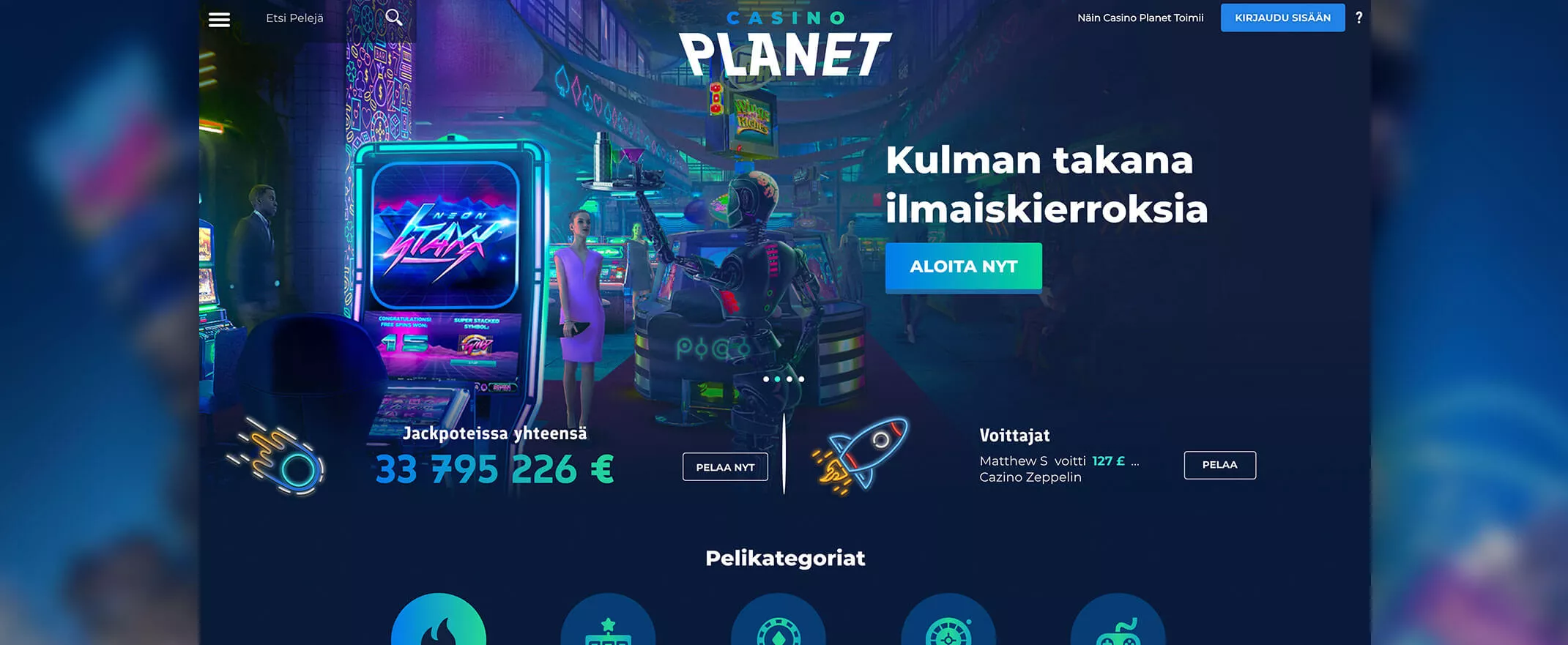 Casino Planet tervetuloa