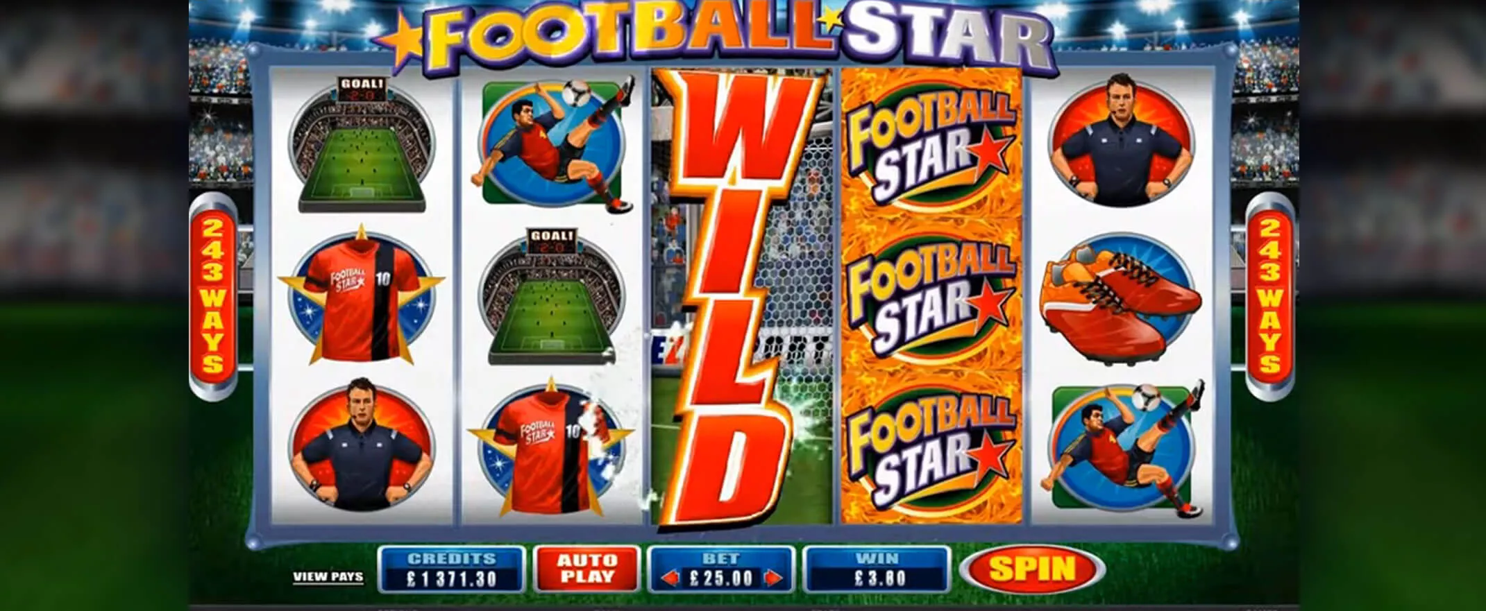 Football Star Deluxe Slot Screenshot