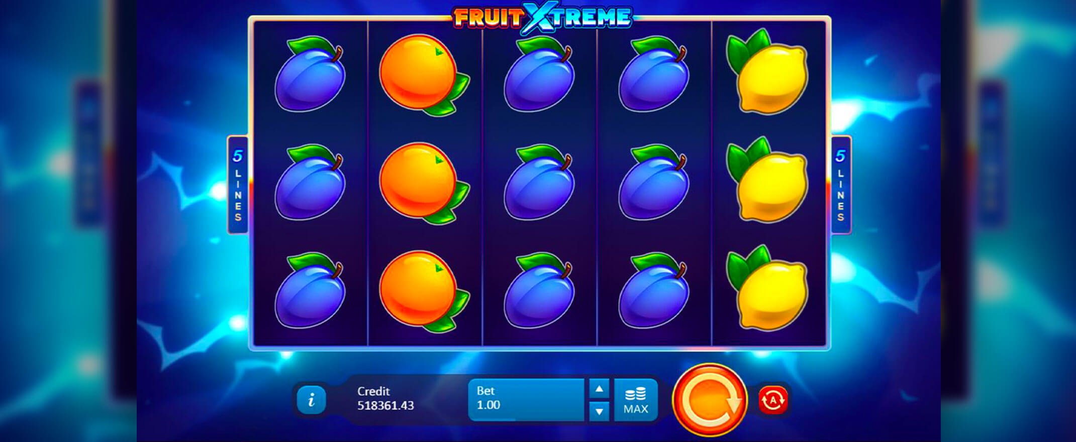 Fruit Xtreme Slot Screenshot