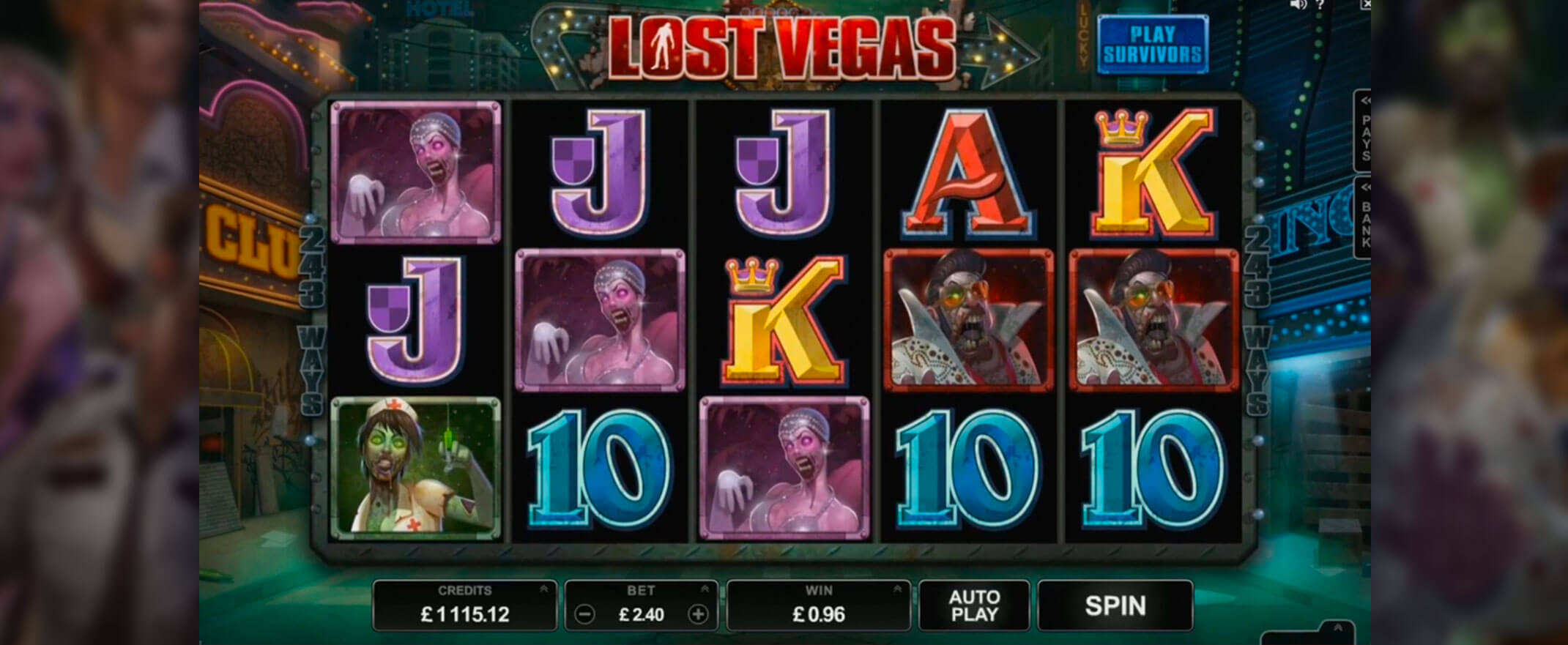 Lost Vegas Spielautomaten Bewertung