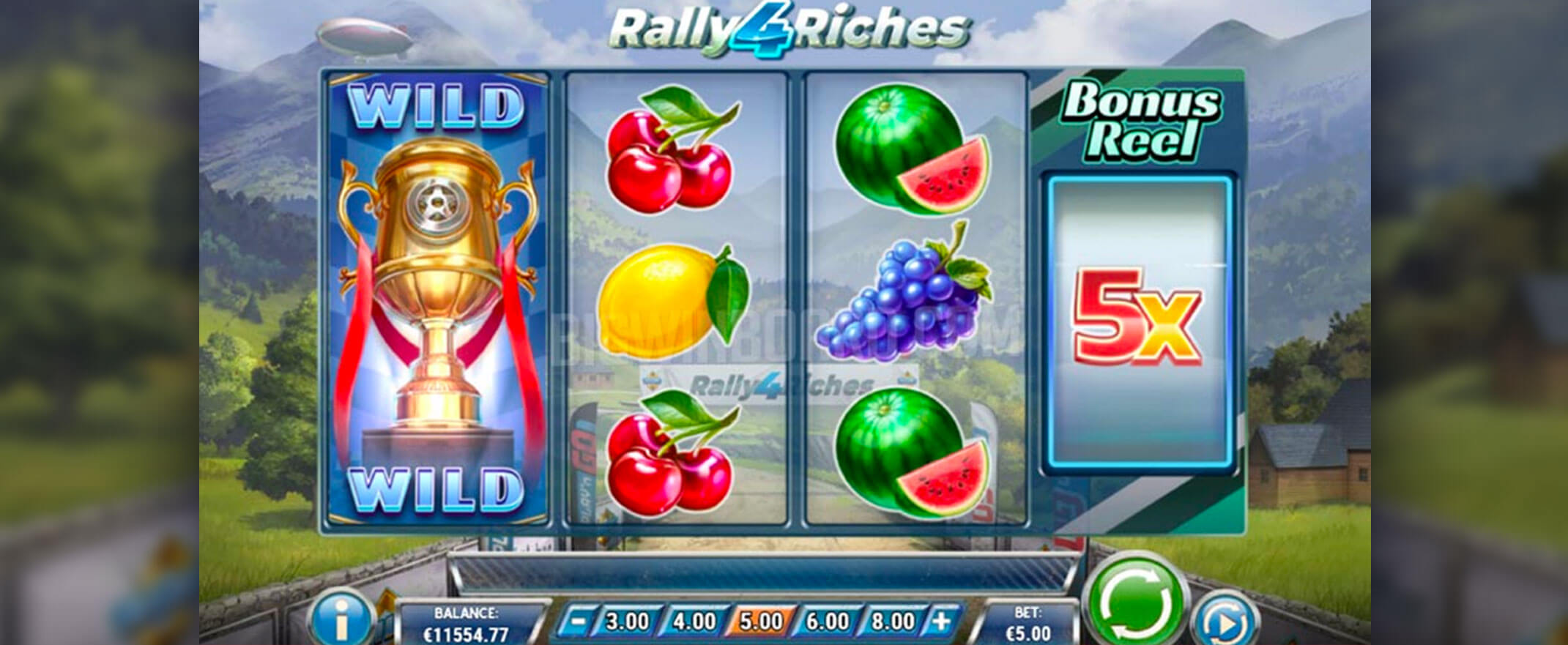 Rally 4 Riches Slot Screenshot
