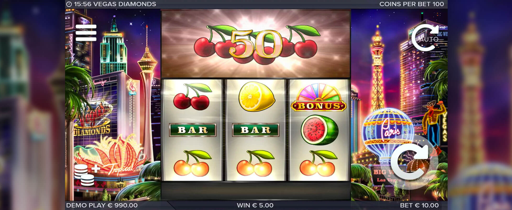 Vegas Diamonds Spielautomat