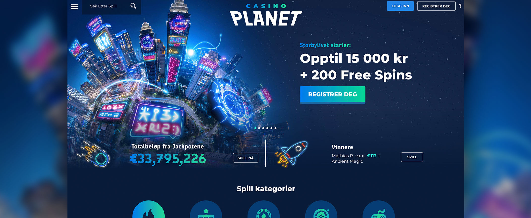 Casino Planet Bonus