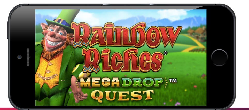 Rainbow Riches Mega Drop Quest -peliarvostelu