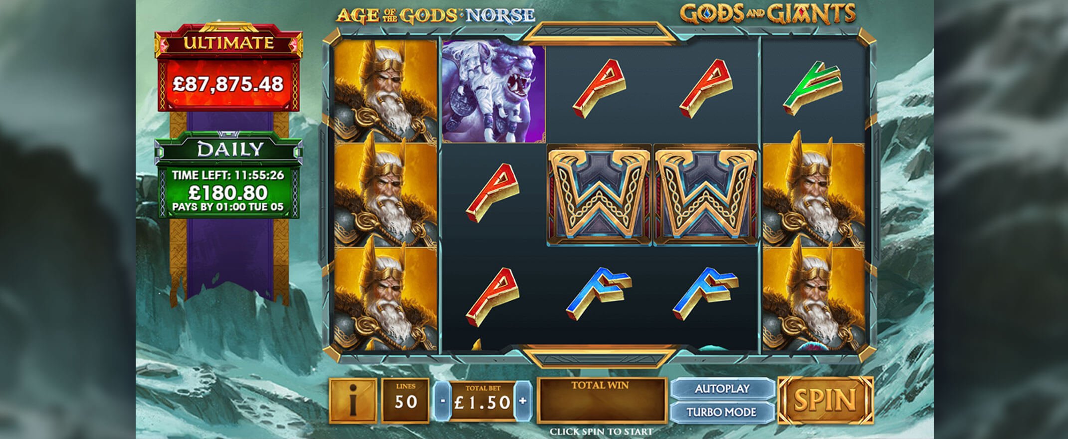 Age of the Gods Norse: Gods and Giants Spielautomaten Bewertung