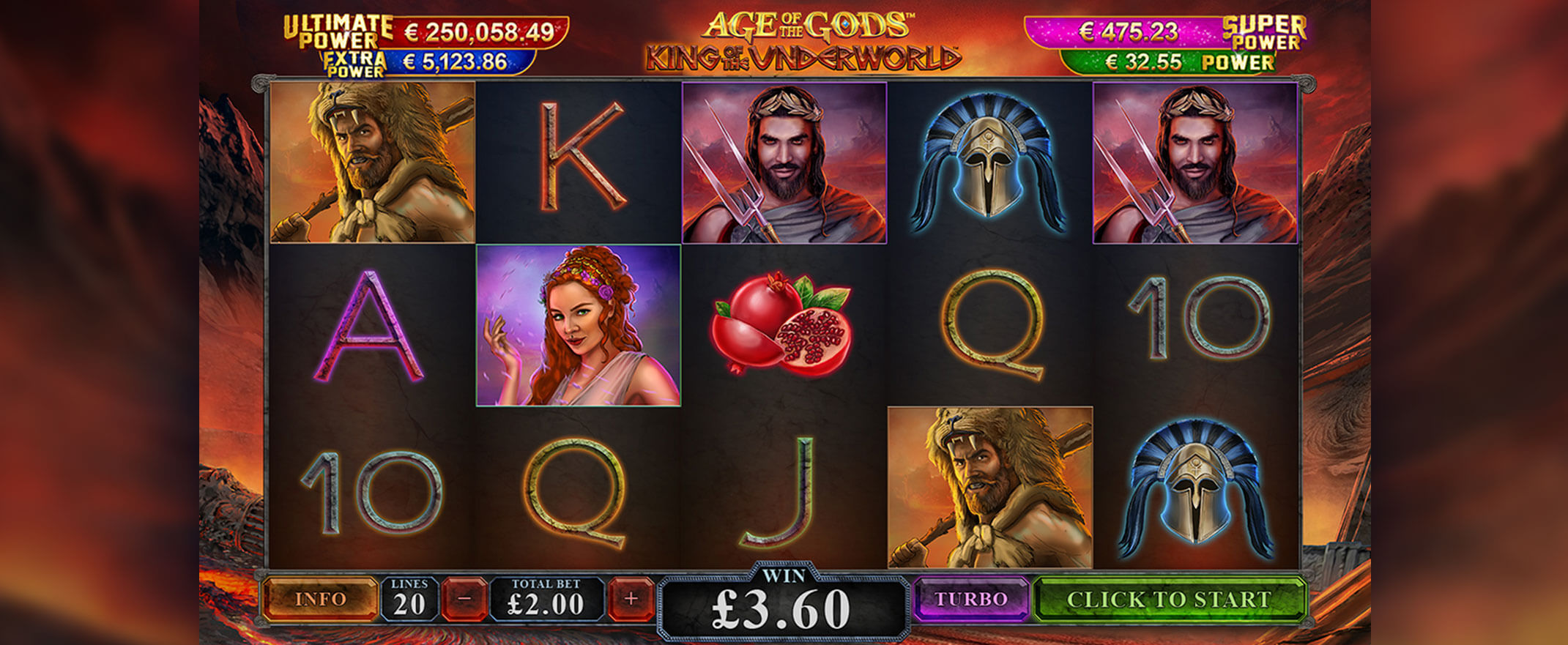 Age of the Gods: King of the Underworld Spielautomaten Bewertung