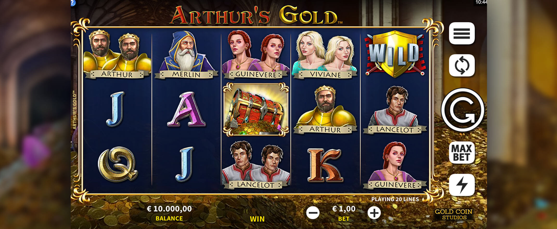Arthur's Gold Slot Screenshot