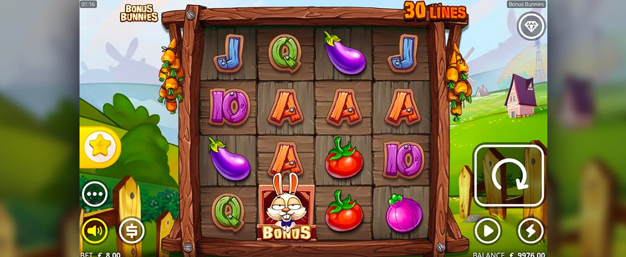 JS07 BonusBunnies Screenshot Bonus Bunnies Slot Review Screenshot
